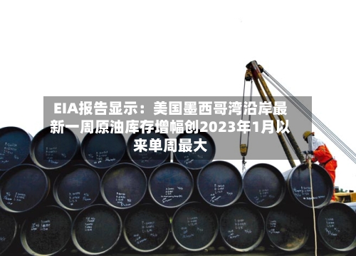 EIA报告显示：美国墨西哥湾沿岸最新一周原油库存增幅创2023年1月以来单周最大