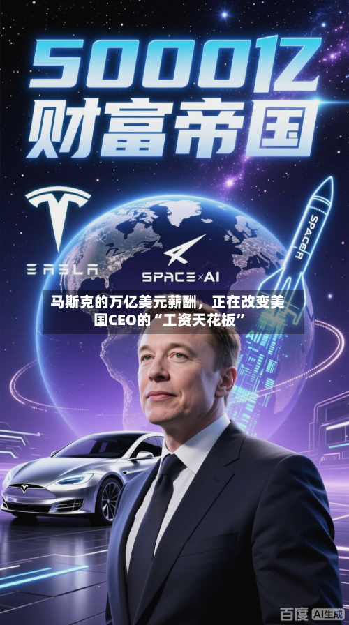 马斯克的万亿美元薪酬	，正在改变美国CEO的“工资天花板	”-第3张图片