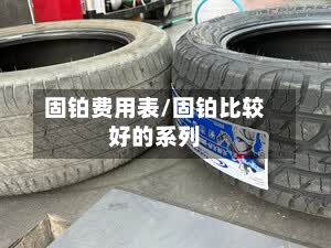 固铂费用表/固铂比较好的系列-第3张图片