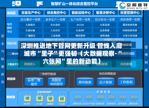 深圳推进地下管网更新升级 管线入廊 城市“里子”更强韧（大数据观察·“六张网”里的新动能）-第3张图片