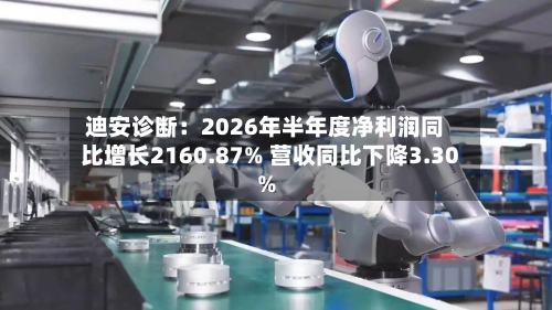 迪安诊断:2026年半年度净利润同比增长2160.87% 营收同比下降3.30%-第2张图片