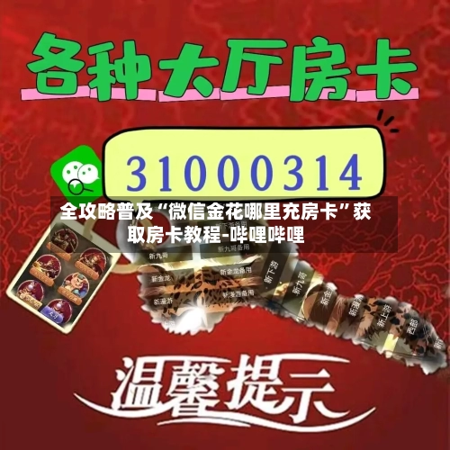 全攻略普及“微信金花哪里充房卡”获取房卡教程-哔哩哔哩-第3张图片