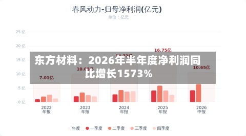 东方材料：2026年半年度净利润同比增长1573%-第1张图片