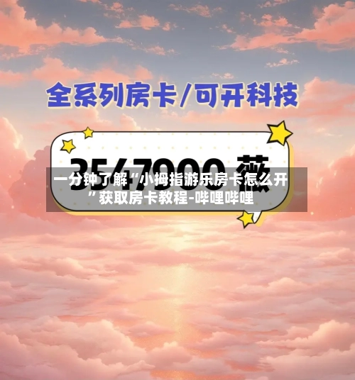 一分钟了解“小拇指游乐房卡怎么开”获取房卡教程-哔哩哔哩-第2张图片
