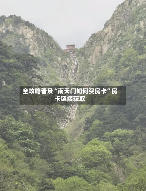 全攻略普及“南天门如何买房卡	”房卡链接获取-第3张图片