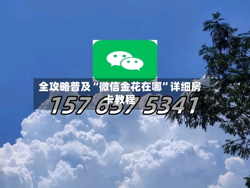 全攻略普及“微信金花在哪”详细房卡教程