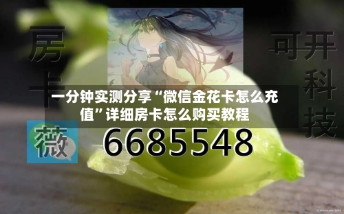 一分钟实测分享“微信金花卡怎么充值”详细房卡怎么购买教程-第3张图片