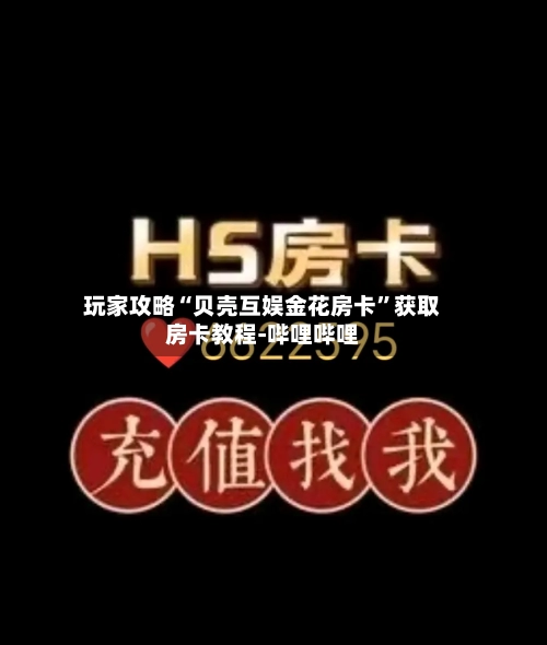 玩家攻略“贝壳互娱金花房卡	”获取房卡教程-哔哩哔哩-第2张图片