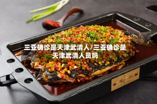三亚确诊是天津武清人/三亚确诊是天津武清人员吗-第2张图片