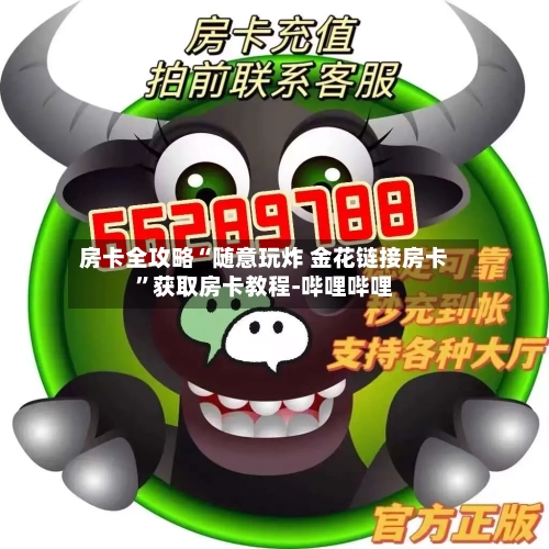 房卡全攻略“随意玩炸 金花链接房卡”获取房卡教程-哔哩哔哩-第2张图片