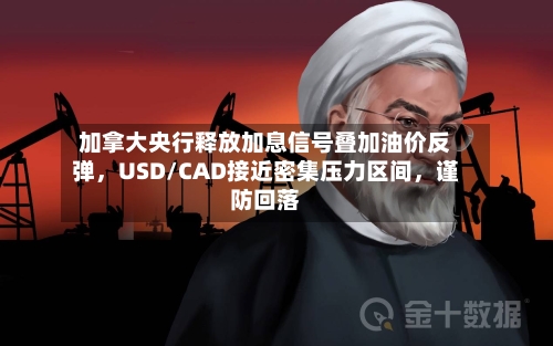 加拿大央行释放加息信号叠加油价反弹，USD/CAD接近密集压力区间，谨防回落-第1张图片
