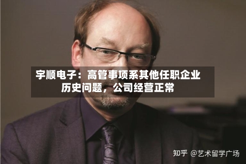 宇顺电子：高管事项系其他任职企业历史问题，公司经营正常-第3张图片
