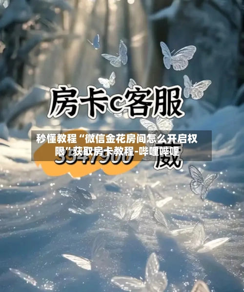 秒懂教程“微信金花房间怎么开启权限”获取房卡教程-哔哩哔哩-第2张图片