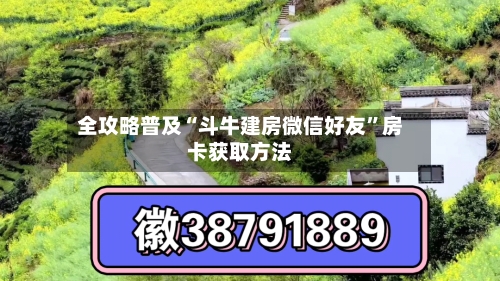 全攻略普及“斗牛建房微信好友	”房卡获取方法-第2张图片