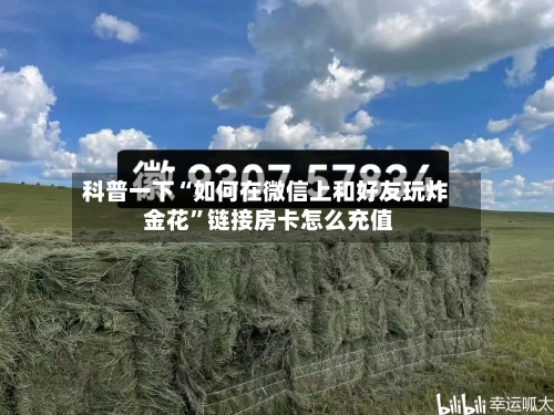 科普一下“如何在微信上和好友玩炸 金花”链接房卡怎么充值-第2张图片