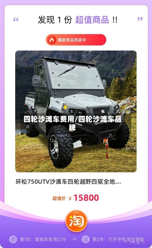 四轮沙滩车费用/四轮沙滩车品牌-第2张图片