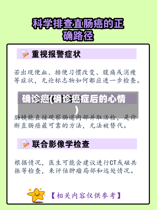 确诊癌(确诊癌症后的心情)
