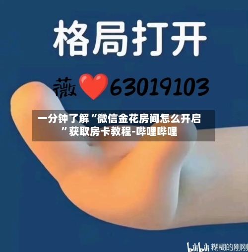 一分钟了解“微信金花房间怎么开启”获取房卡教程-哔哩哔哩