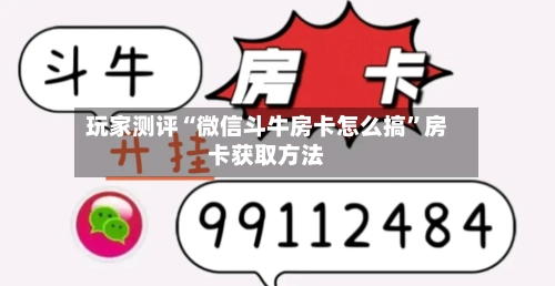 玩家测评“微信斗牛房卡怎么搞	”房卡获取方法-第2张图片