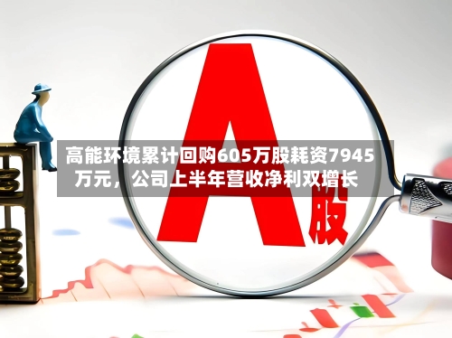 高能环境累计回购605万股耗资7945万元，公司上半年营收净利双增长