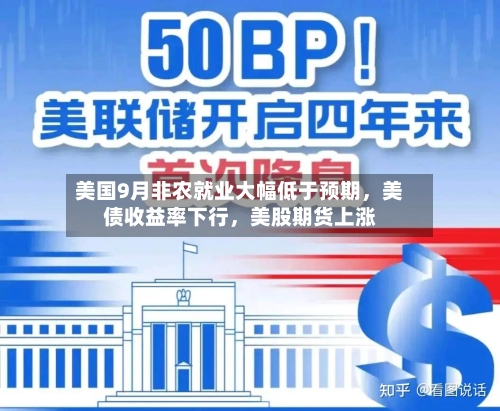 美国9月非农就业大幅低于预期，美债收益率下行，美股期货上涨-第1张图片