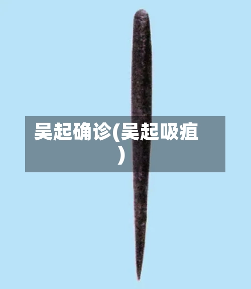 吴起确诊(吴起吸疽)-第2张图片