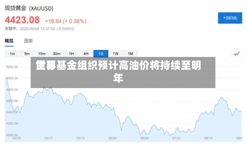 世界货币基金组织预计高油价将持续至明年