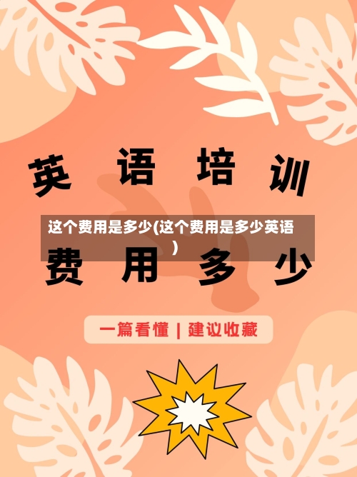 这个费用是多少(这个费用是多少英语)-第3张图片