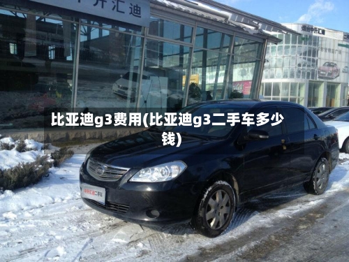 比亚迪g3费用(比亚迪g3二手车多少钱)-第2张图片