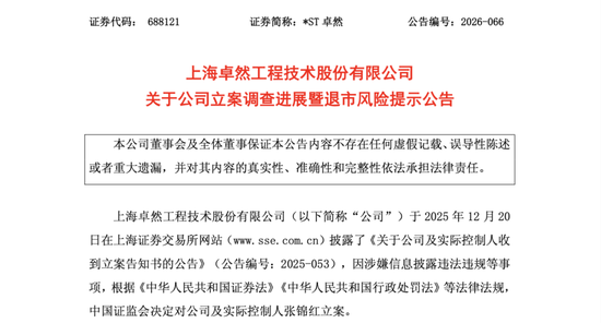 688121	，或触及重大违法强制退市
